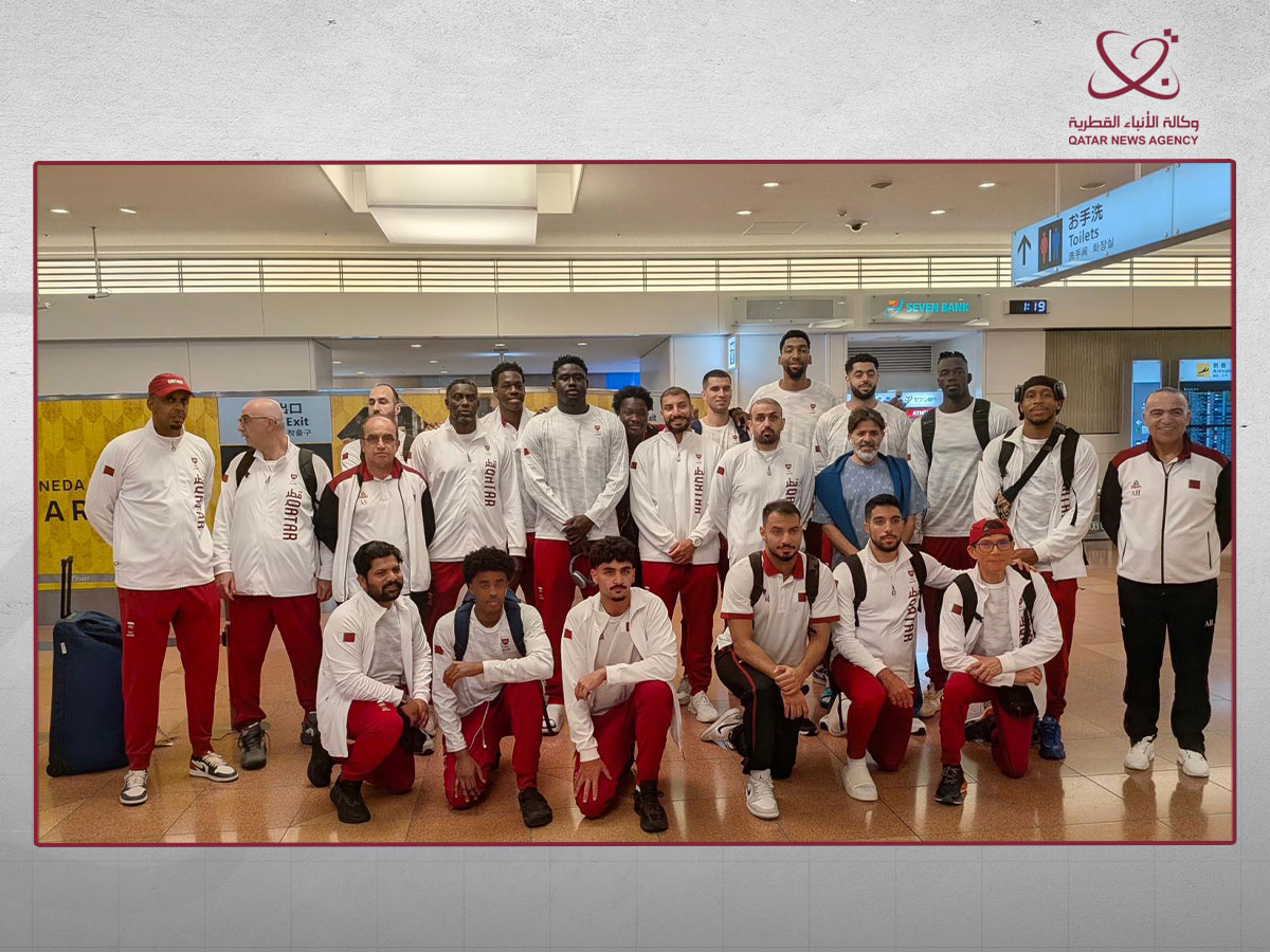 منتخب قطر لكرة السلة يستعد لمواجهة اليابان في تصفيات كأس العالم 2027