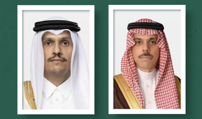 وزيرا خارجية السعودية وقطر يبحثان التطورات الإقليمية وجهود دعم الأمن والاستقرار