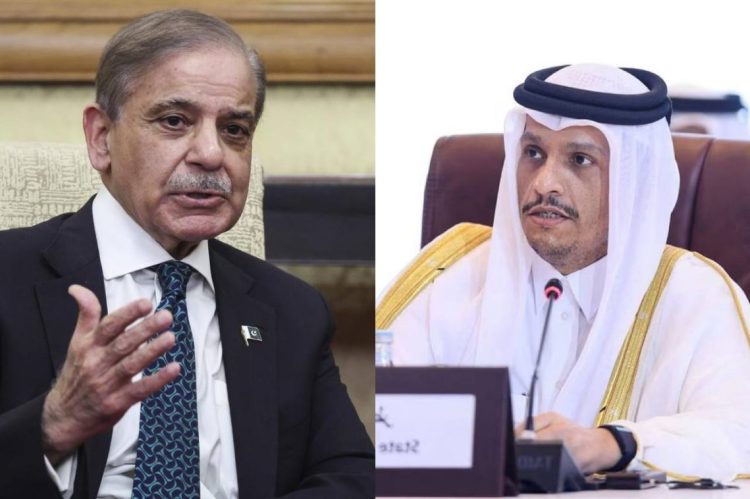 رئيس وزراء باكستان يبحث جهود السلام الإقليمية مع نظيره القطري